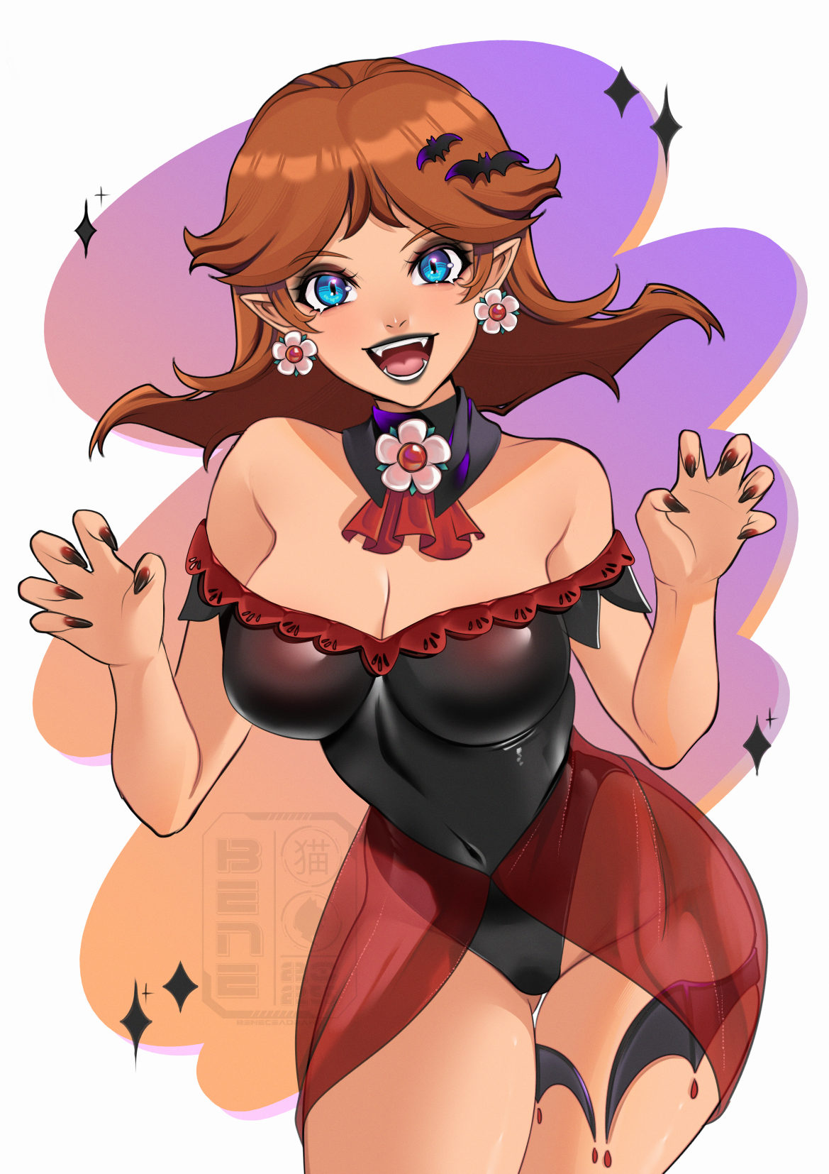 Daisy Halloween Print