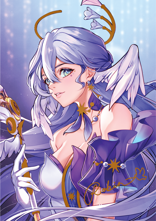 Robin Foil Print