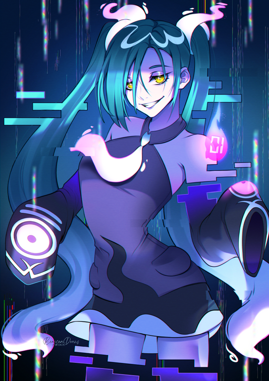 Miku Ghost Print