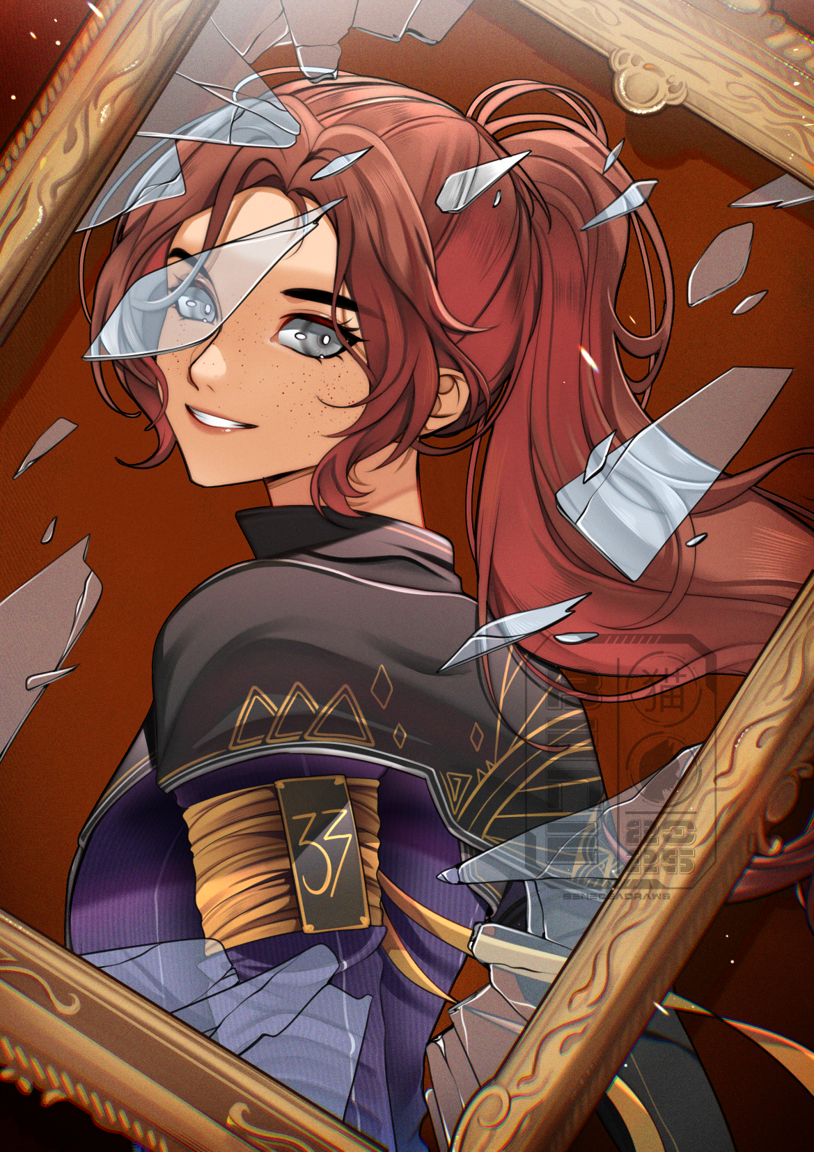 Maelle Foil Print