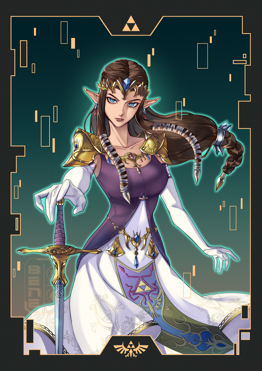 Zelda Foil Print